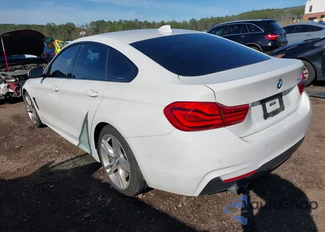 2019 BMW 430I Gran Coupe from USA, damaged, VIN WBA4J1C55KBM12429